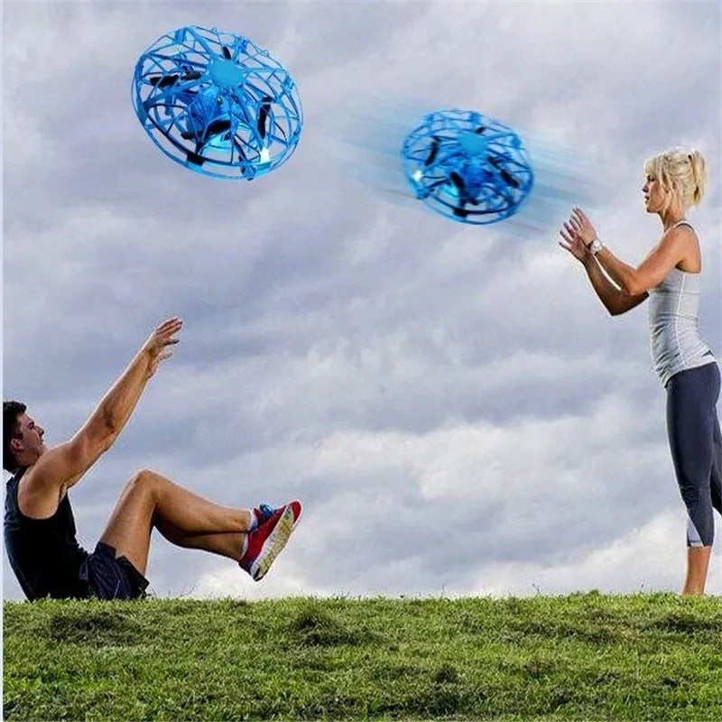 Rc Quadcopter Flying Helicopter Magic Hand UFO Ball Aircraft Sensing Mini Induction Drone Kids Electric Electronic Toy