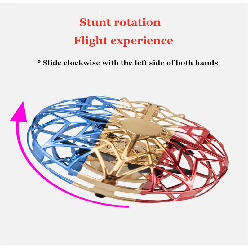 Rc Quadcopter Flying Helicopter Magic Hand UFO Ball Aircraft Sensing Mini Induction Drone Kids Electric Electronic Toy