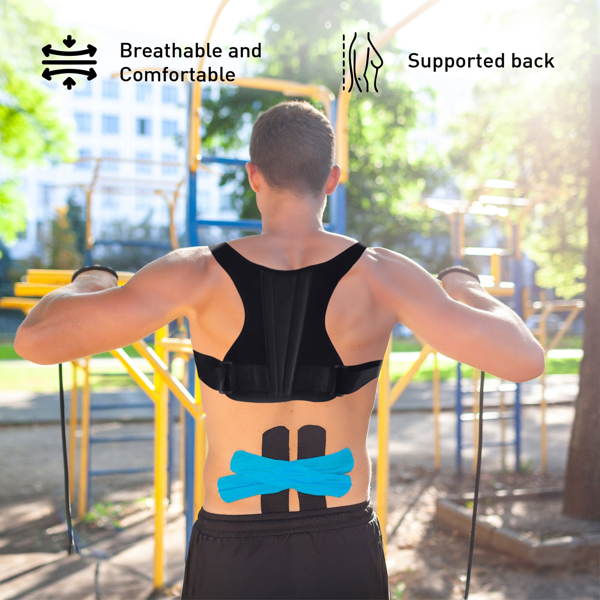 Pursonic Back Health Essentials Kit: Multi-Level Stretch & Posture Perfection.-1