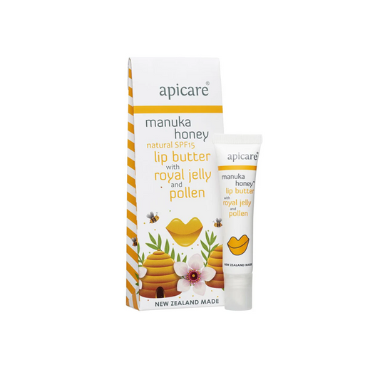 Apicare Royal Jelly and Pollen Lip Butter with SPF15-0